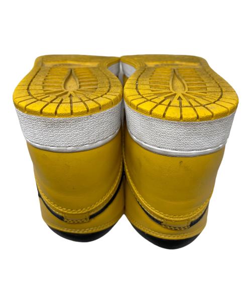 NIKE（ナイキ）NIKE (ナイキ) ハイカットスニーカー GS Air Jordan 1 High OG（GS エアジョーダン1 ハイ OG） ブラック×イエロー サイズ:24.5cmの古着・服飾アイテム