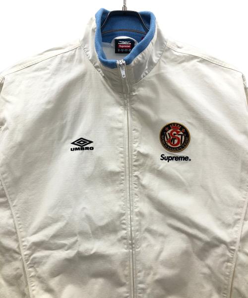 SUPREME（シュプリーム）SUPREME (シュプリーム) UMBRO (アンブロ) トラックジャケット Ripstop Track jacket ホワイト サイズ:ASIA Lの古着・服飾アイテム
