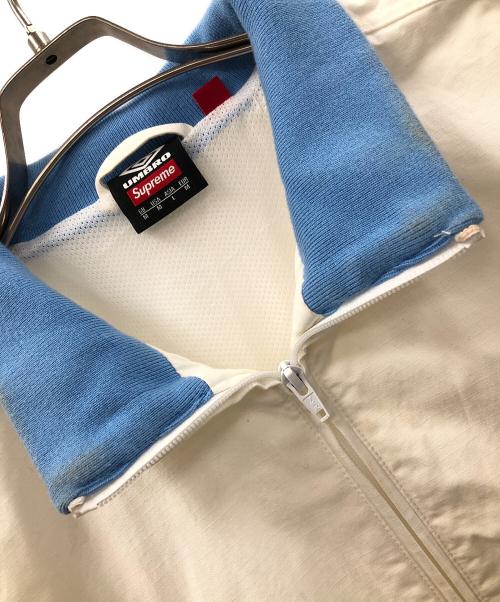 SUPREME（シュプリーム）SUPREME (シュプリーム) UMBRO (アンブロ) トラックジャケット Ripstop Track jacket ホワイト サイズ:ASIA Lの古着・服飾アイテム