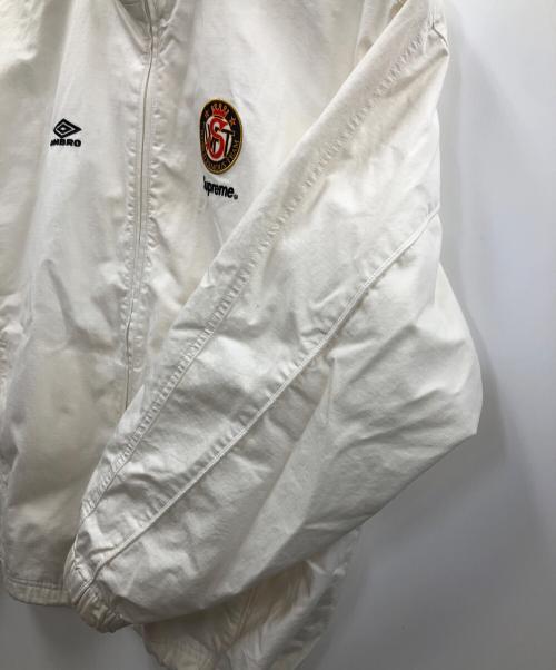 SUPREME（シュプリーム）SUPREME (シュプリーム) UMBRO (アンブロ) トラックジャケット Ripstop Track jacket ホワイト サイズ:ASIA Lの古着・服飾アイテム