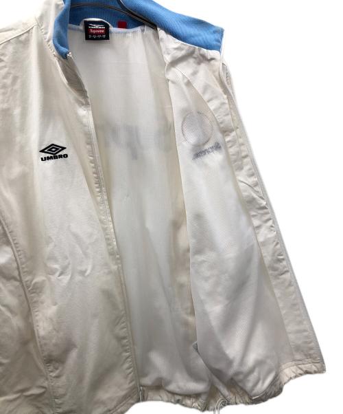 SUPREME（シュプリーム）SUPREME (シュプリーム) UMBRO (アンブロ) トラックジャケット Ripstop Track jacket ホワイト サイズ:ASIA Lの古着・服飾アイテム