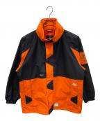 WTAPS×HELLY HANSENダブルタップス×ヘリーハンセン）の古着「ナイロンジャケット BOW JACKET（ボウ ジャケット）」｜オレンジ×ブラック