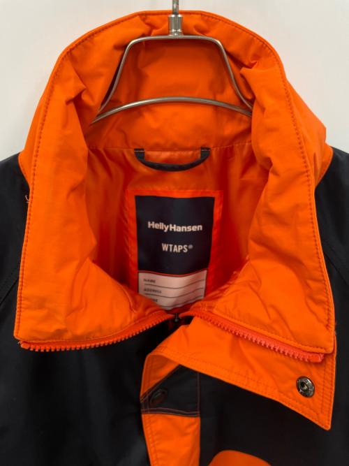 WTAPS（ダブルタップス）WTAPS (ダブルタップス) HELLY HANSEN (ヘリーハンセン) ナイロンジャケット BOW JACKET（ボウ ジャケット） オレンジ×ブラック サイズ:X02の古着・服飾アイテム