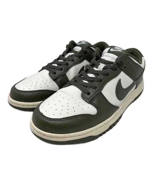 NIKE（ナイキ）NIKE (ナイキ) ローカットスニーカー Dunk Low Retro（ダンク ロー レトロ） オリーブ×ホワイト サイズ:28cmの古着・服飾アイテム