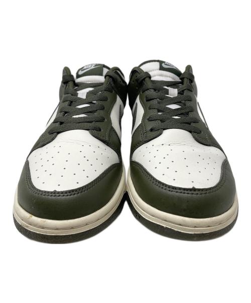 NIKE（ナイキ）NIKE (ナイキ) ローカットスニーカー Dunk Low Retro（ダンク ロー レトロ） オリーブ×ホワイト サイズ:28cmの古着・服飾アイテム