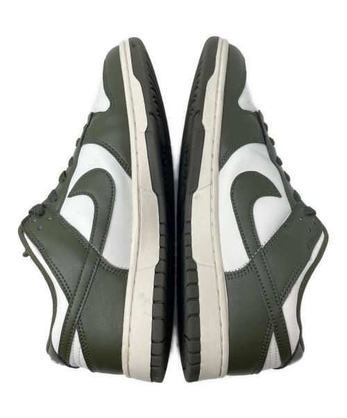 NIKE（ナイキ）NIKE (ナイキ) ローカットスニーカー Dunk Low Retro（ダンク ロー レトロ） オリーブ×ホワイト サイズ:28cmの古着・服飾アイテム
