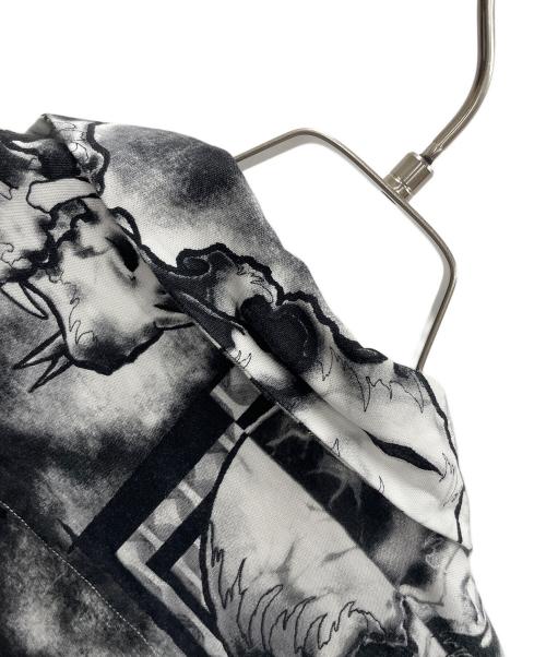 WACKO MARIA（ワコマリア）WACKO MARIA (ワコマリア) 56 TATOO STUDIO (56タトゥースタジオ) アロハシャツ HAWAIIAN SHIRT S/S（ハワイアン シャツ ショート/スリーブ） グレー サイズ:Mの古着・服飾アイテム