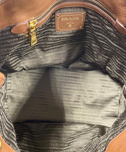 PRADA（プラダ）PRADA (プラダ) トートバッグ ブラウン サイズ:実寸サイズにてご確認ください。の古着・服飾アイテム