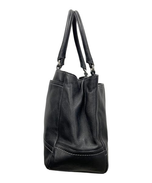 COACH（コーチ）COACH (コーチ) レザートートバッグ ブラック サイズ:実寸サイズにてご確認ください。の古着・服飾アイテム