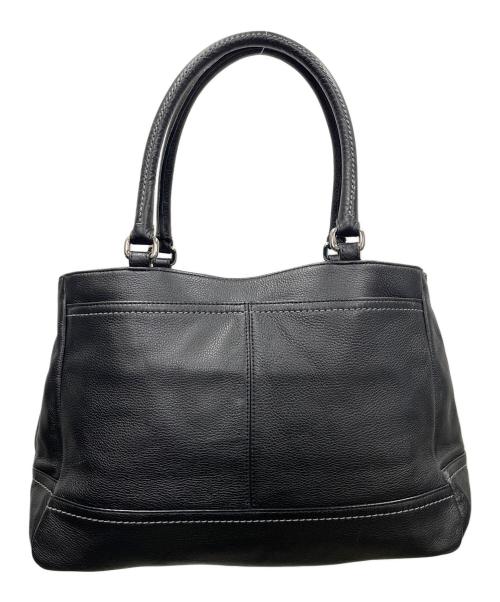 COACH（コーチ）COACH (コーチ) レザートートバッグ ブラック サイズ:実寸サイズにてご確認ください。の古着・服飾アイテム