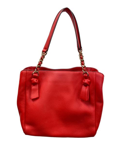 TORY BURCH（トリーバーチ）TORY BURCH (トリーバーチ) チェーントートバッグ レッド サイズ:実寸サイズにてご確認ください。の古着・服飾アイテム