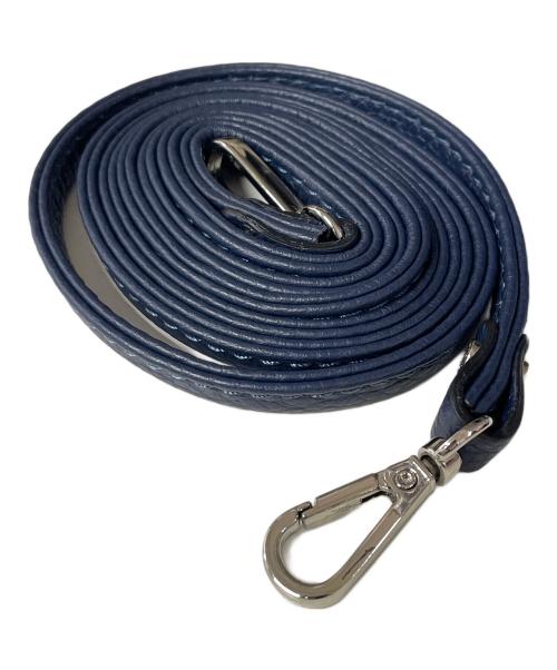 GIANNI CHIARINI（ジャンニ キアリーニ）GIANNI CHIARINI (ジャンニ キアリーニ) レザーショルダーバッグ ネイビー サイズ:実寸サイズにてご確認ください。の古着・服飾アイテム