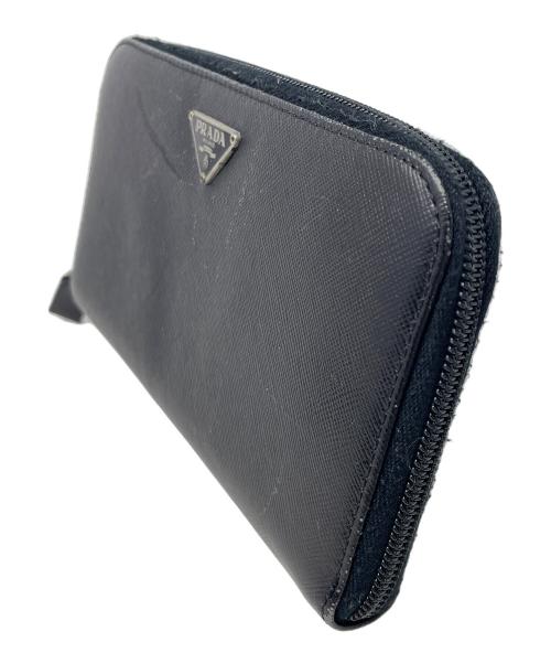 PRADA（プラダ）PRADA (プラダ) 長財布 ブラック サイズ:実寸サイズにてご確認ください。の古着・服飾アイテム