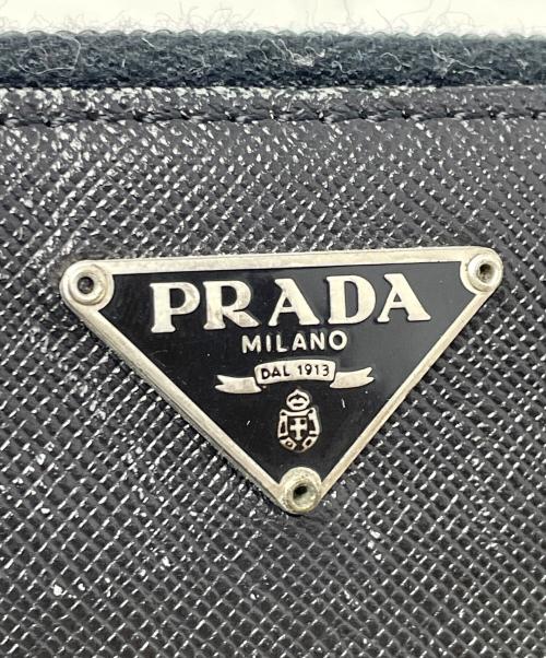 PRADA（プラダ）PRADA (プラダ) 長財布 ブラック サイズ:実寸サイズにてご確認ください。の古着・服飾アイテム