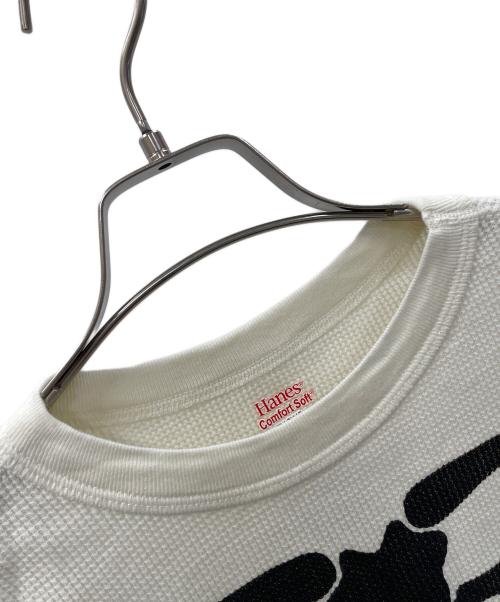 Hanes（ヘインズ）Hanes (ヘインズ) SUPREME (シュプリーム) サーマルカットソー アイボリー サイズ:Sの古着・服飾アイテム