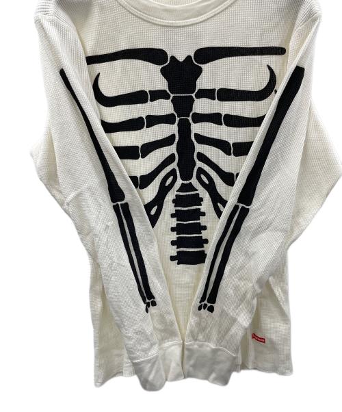 Hanes（ヘインズ）Hanes (ヘインズ) SUPREME (シュプリーム) サーマルカットソー アイボリー サイズ:Sの古着・服飾アイテム