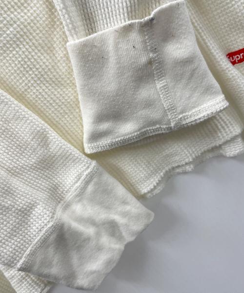 Hanes（ヘインズ）Hanes (ヘインズ) SUPREME (シュプリーム) サーマルカットソー アイボリー サイズ:Sの古着・服飾アイテム