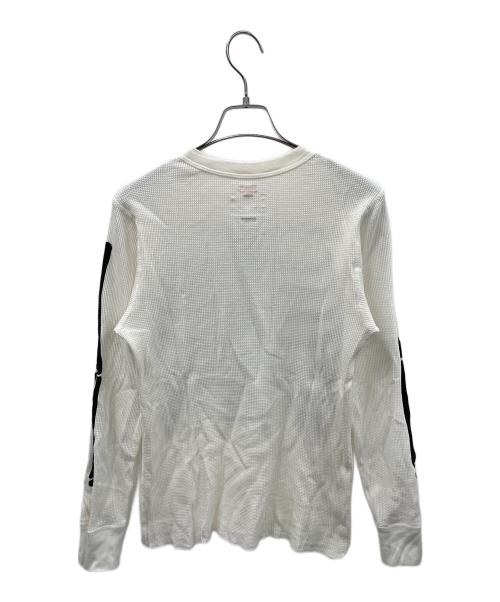 Hanes（ヘインズ）Hanes (ヘインズ) SUPREME (シュプリーム) サーマルカットソー アイボリー サイズ:Sの古着・服飾アイテム