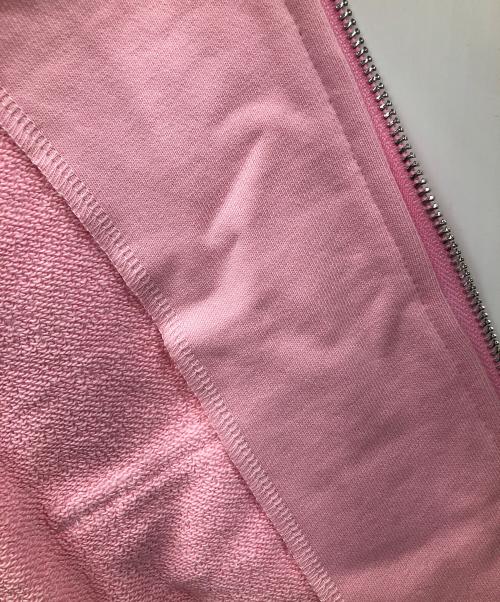 SUPPLIER（サプライヤー）SUPPLIER (サプライヤー) ジップパーカー ピンク サイズ:Lの古着・服飾アイテム