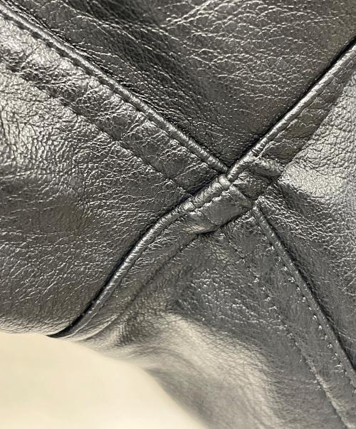 FUBU（フブ）FUBU (フブ) パンツ FAUX LEATHER TRACK PANTS（フェイク レザー トラック パンツ） ブラック サイズ:Mの古着・服飾アイテム