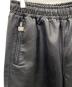 FUBU (フブ) パンツ FAUX LEATHER TRACK PANTS（フェイク レザー トラック パンツ） ブラック サイズ:M：8000円