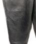 中古・古着 FUBU (フブ) パンツ FAUX LEATHER TRACK PANTS（フェイク レザー トラック パンツ） ブラック サイズ:M：8000円
