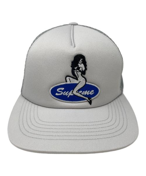 SUPREME（シュプリーム）SUPREME (シュプリーム) メッシュキャップ ピンナップガール グレー サイズ:実寸サイズにてご確認ください。の古着・服飾アイテム