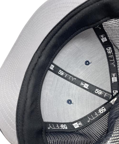 SUPREME（シュプリーム）SUPREME (シュプリーム) New Era (ニューエラ) メッシュキャップ BOX LOGO MESH BACK（ボックス ロゴ メッシュ バック） ネイビー サイズ:7 1/2の古着・服飾アイテム