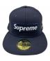 SUPREME (シュプリーム) New Era (ニューエラ) メッシュキャップ BOX LOGO MESH BACK（ボックス ロゴ メッシュ バック） ネイビー サイズ:7 1/2：8000円