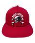 SUPREME (シュプリーム) BOUNTY HUNTER (バウンティハンター) メッシュキャップ Mesh Back 5-Panel（メッシュ バック 5 パネル） レッド×ホワイト サイズ:実寸サイズにてご確認ください。：8000円