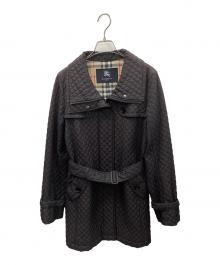 BURBERRY LONDON（バーバリーロンドン）の古着「キルティングコート」｜ブラック