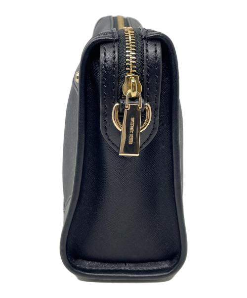 MICHAEL KORS（マイケルコース）MICHAEL KORS (マイケルコース) ショルダーバッグ HARRISON LARGE LEATHER CROSSBODY（ハリソン ラージ レザー クロスボディ） ブラック サイズ:実寸サイズにてご確認ください。の古着・服飾アイテム