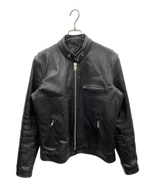 FREEDOM（フリーダム）FREEDOM (フリーダム) シングルライダースジャケット ブラック サイズ:40の古着・服飾アイテム