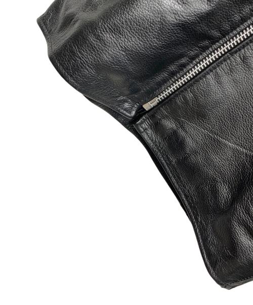 FREEDOM（フリーダム）FREEDOM (フリーダム) シングルライダースジャケット ブラック サイズ:40の古着・服飾アイテム