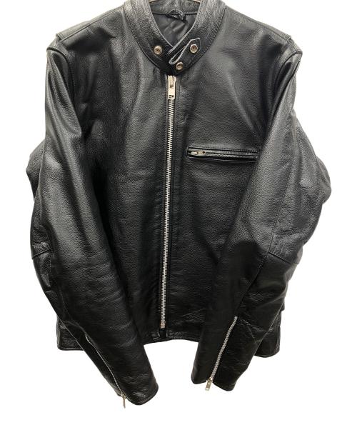 FREEDOM（フリーダム）FREEDOM (フリーダム) シングルライダースジャケット ブラック サイズ:40の古着・服飾アイテム