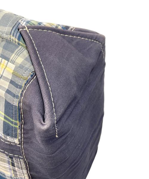 L.L.Bean（エルエルビーン）L.L.Bean (エルエルビーン) パッチワークトートバッグ エブリデイ ライトウェイト トート ブルー サイズ:実寸サイズにてご確認下さい。の古着・服飾アイテム