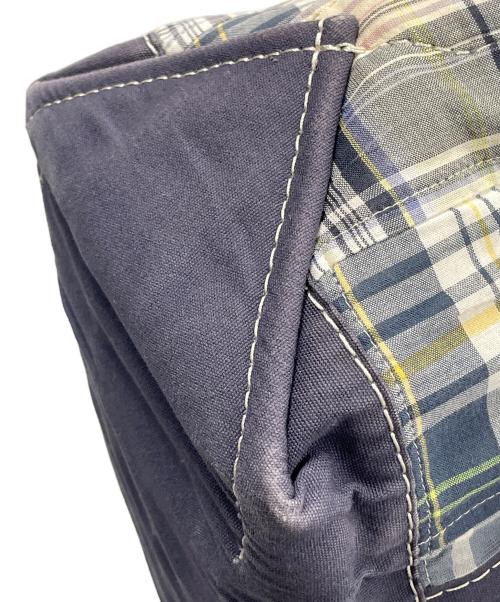 L.L.Bean（エルエルビーン）L.L.Bean (エルエルビーン) パッチワークトートバッグ エブリデイ ライトウェイト トート ブルー サイズ:実寸サイズにてご確認下さい。の古着・服飾アイテム