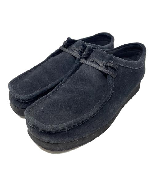 CLARKS（クラークス）CLARKS (クラークス) ワラビーシューズ ブラック サイズ:UK7 1/2の古着・服飾アイテム