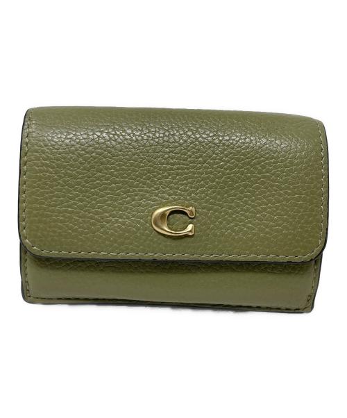 COACH（コーチ）COACH (コーチ) 3つ折り財布 オリーブ サイズ:実寸サイズにてご確認ください。の古着・服飾アイテム