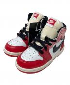 NIKEナイキ）の古着「ハイカットスニーカー Spider-Man（スパイダーマン） TD Jordan 1 High OG SP（TD ジョーダン1 ハイ OG SP）」｜レッド
