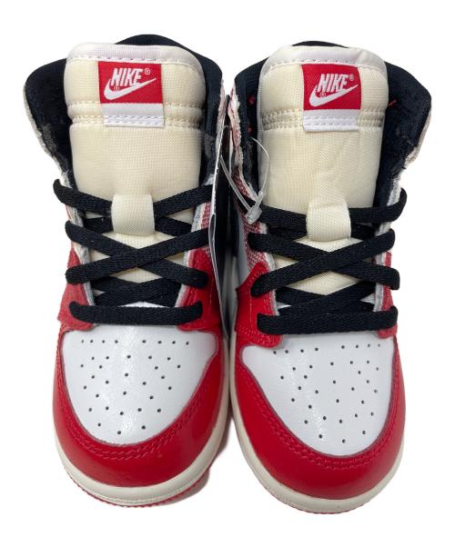 NIKE（ナイキ）NIKE (ナイキ) ハイカットスニーカー Spider-Man（スパイダーマン） TD Jordan 1 High OG SP（TD ジョーダン1 ハイ OG SP） レッド サイズ:14㎝ 未使用品の古着・服飾アイテム
