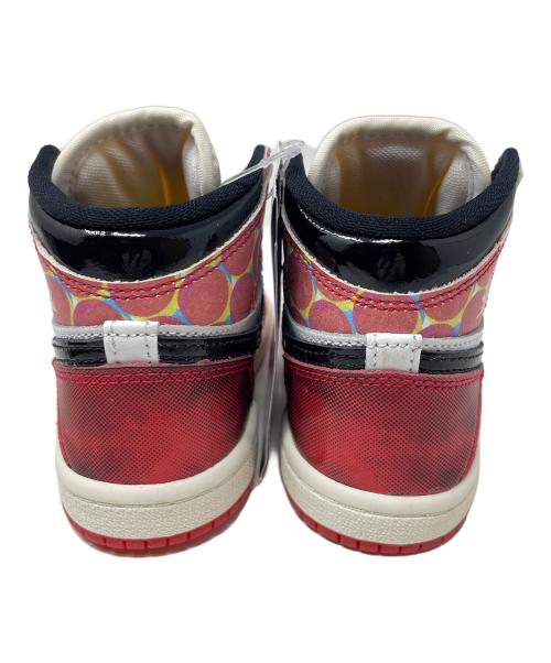 NIKE（ナイキ）NIKE (ナイキ) ハイカットスニーカー Spider-Man（スパイダーマン） TD Jordan 1 High OG SP（TD ジョーダン1 ハイ OG SP） レッド サイズ:14㎝ 未使用品の古着・服飾アイテム