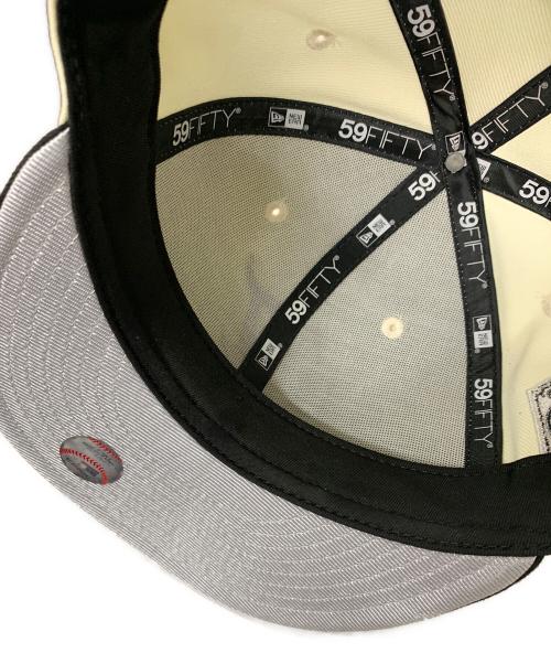New Era（ニューエラ）New Era (ニューエラ) キャップ ATHLETICS OAKLAND 50（オークランド・アスレチックス・フィフティ50） アイボリー×ブラック サイズ:59.6cmの古着・服飾アイテム