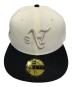 New Era (ニューエラ) キャップ ATHLETICS OAKLAND 50（オークランド・アスレチックス・フィフティ50） アイボリー×ブラック サイズ:59.6cm：7000円