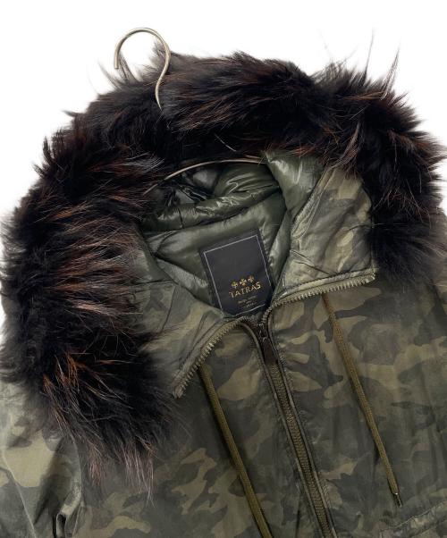 TATRAS（タトラス）TATRAS (タトラス) 迷彩柄ダウンコート カーキ サイズ:03の古着・服飾アイテム
