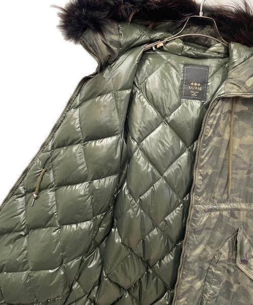 TATRAS（タトラス）TATRAS (タトラス) 迷彩柄ダウンコート カーキ サイズ:03の古着・服飾アイテム