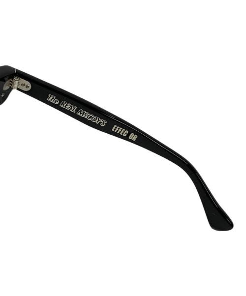 EFFECTOR（エフェクター）EFFECTOR (エフェクター) THE REAL McCOY'S (ザ・リアルマッコイズ) 眼鏡 CONSTRUCTION（コンストラクション） ブラック サイズ:実寸サイズにてご確認ください。の古着・服飾アイテム