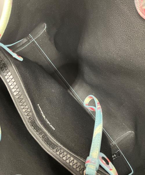 EMPORIO ARMANI（エンポリオ アルマーニ）EMPORIO ARMANI (エンポリオ アルマーニ) 2WAYバッグ ショルダーバッグ トートバッグ MyEA（マイイーエー） ブルー×レッド系 サイズ:実寸サイズにてご確認下さい。の古着・服飾アイテム