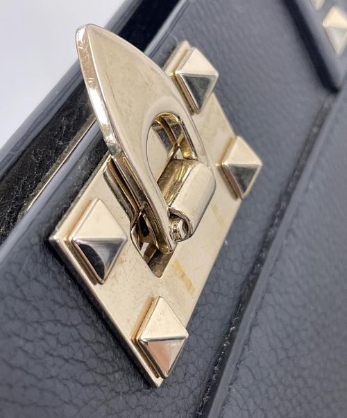 VALENTINO（ヴァレンティノ）VALENTINO (ヴァレンティノ) 2WAYバッグ ショルダーバッグ ハンドバッグ ブラック サイズ:実寸サイズにてご確認下さい。の古着・服飾アイテム