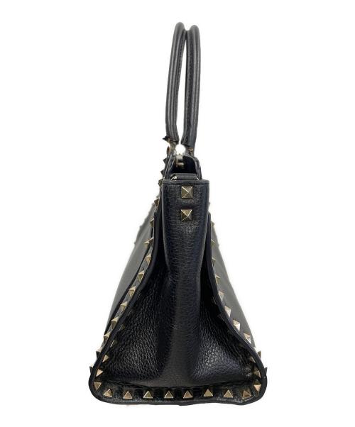 VALENTINO（ヴァレンティノ）VALENTINO (ヴァレンティノ) 2WAYバッグ ショルダーバッグ ハンドバッグ ブラック サイズ:実寸サイズにてご確認下さい。の古着・服飾アイテム